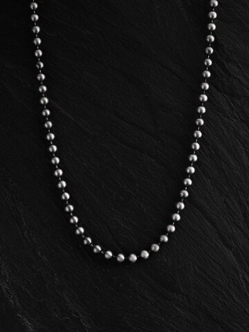 REYTEL Necklace 'BALLS' in Silver: front