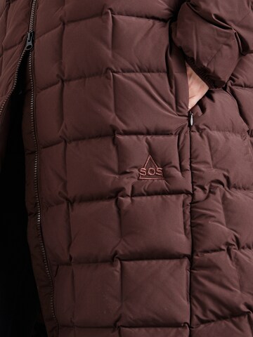 SOS Sports jacket 'Kicking Horse' in Brown