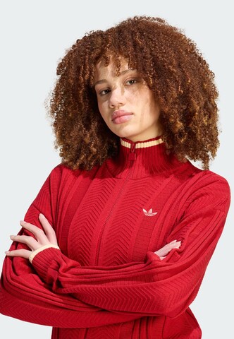 Geacă tricotată 'Firebird' de la ADIDAS ORIGINALS pe roșu