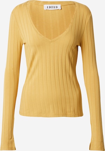EDITED Shirt 'Elin' in Yellow: front
