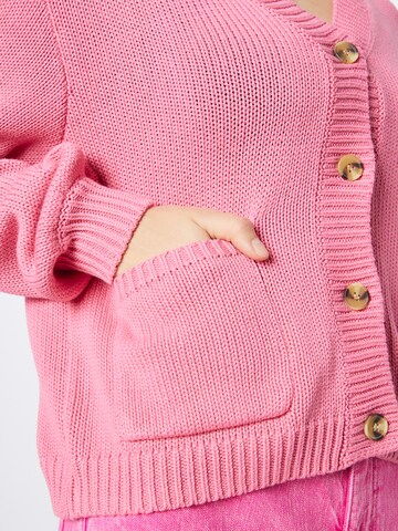 Soft Rebels Knit Cardigan 'Nola' in Pink