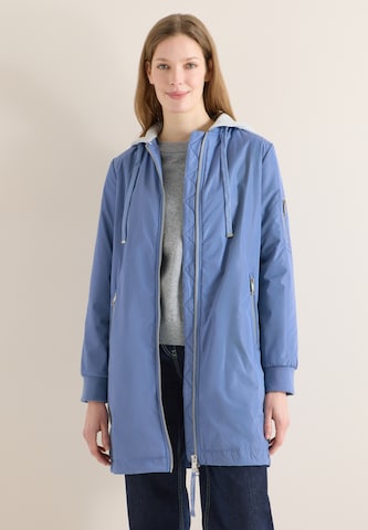 CECIL Between-Seasons Coat in Blue: front