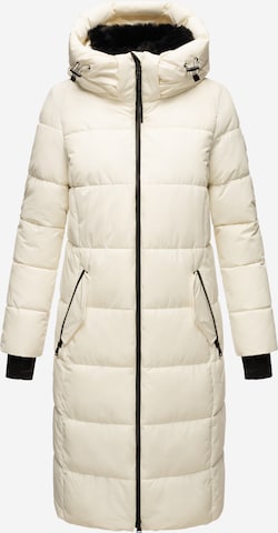 Cappotto invernale 'Zuraraa XVI' di MARIKOO in bianco: frontale