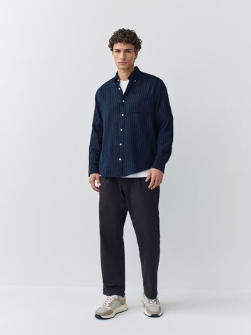 Next Rovný strih Košeľa - Modrá