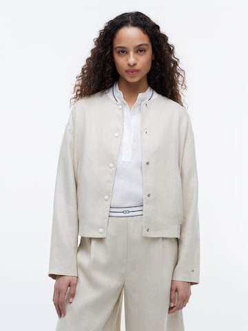 TOMMY HILFIGER Демисезонная куртка в Бежевый: спереди