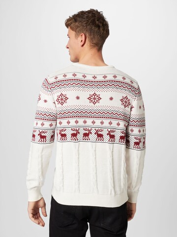 Lindbergh Pullover 'Xmas' in Beige