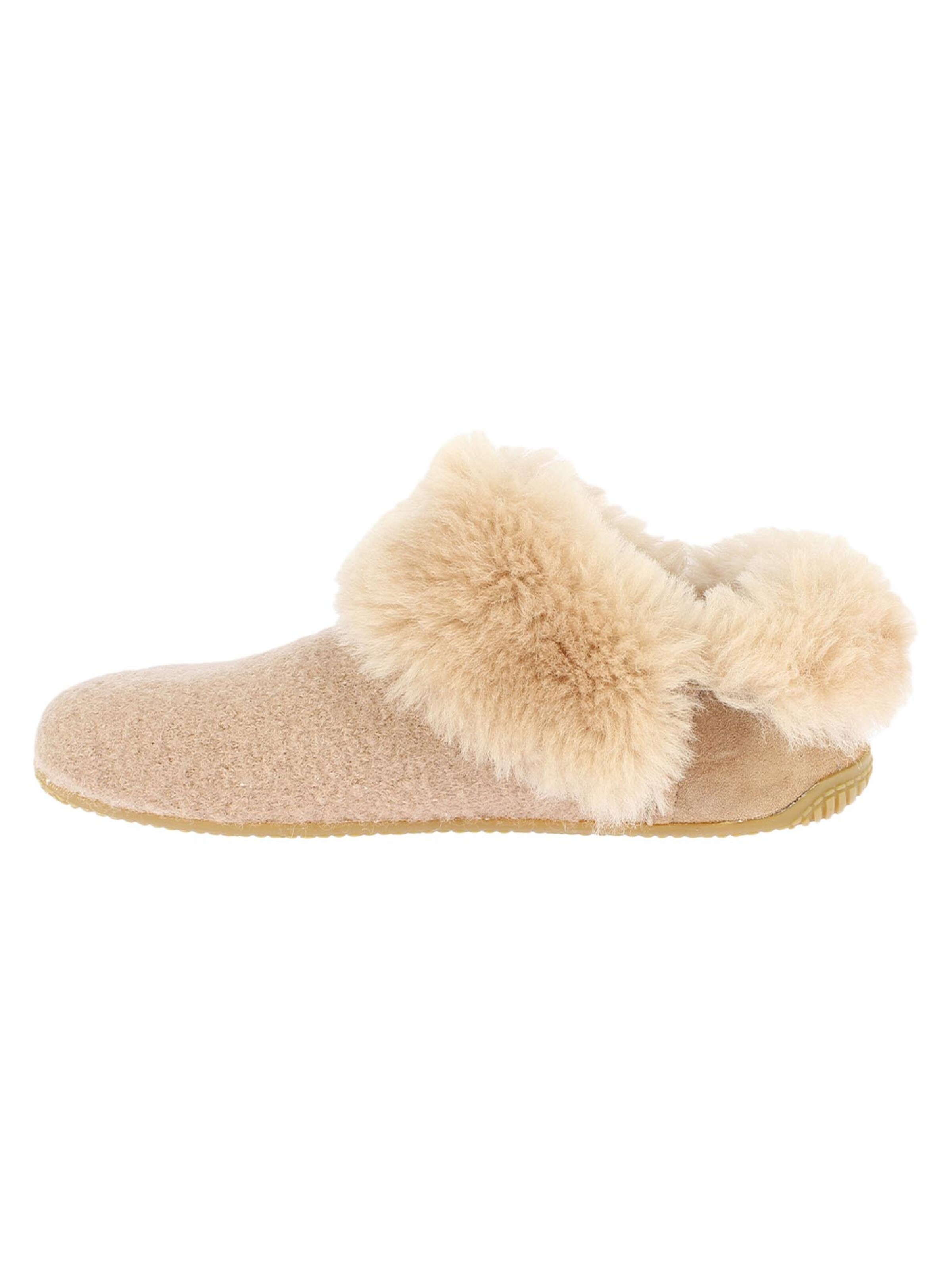 Living Kitzbühel Slippers 'Schurwolle' in Brown