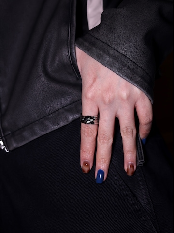 Nightini Ring 'Bold'‌ in Silber