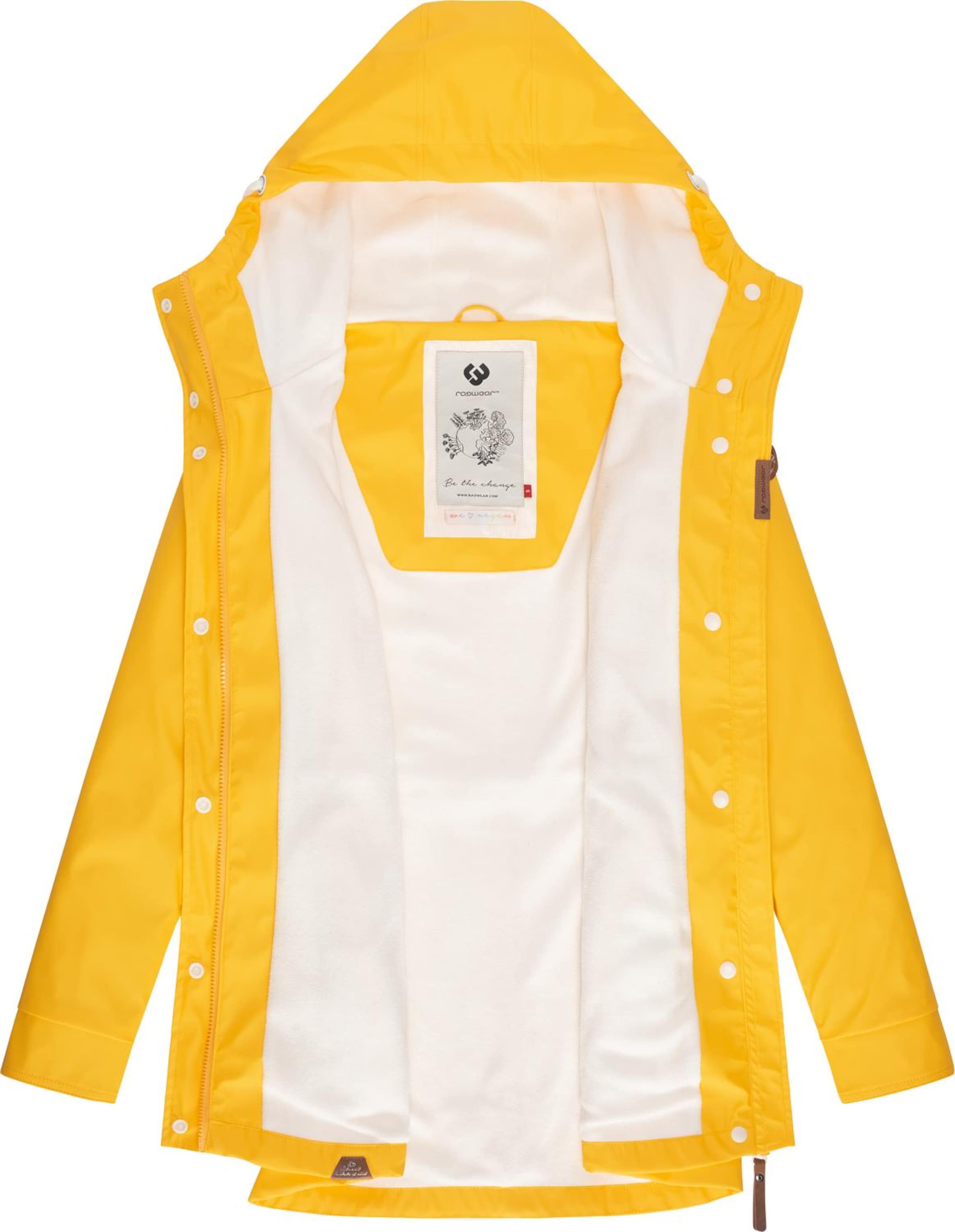 Giacca funzionale 'Monadis' di Ragwear in giallo