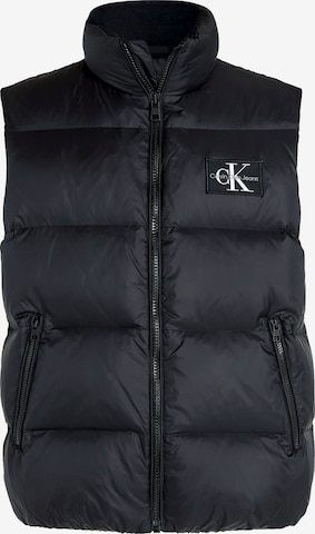 Gilet Calvin Klein Jeans en noir : devant