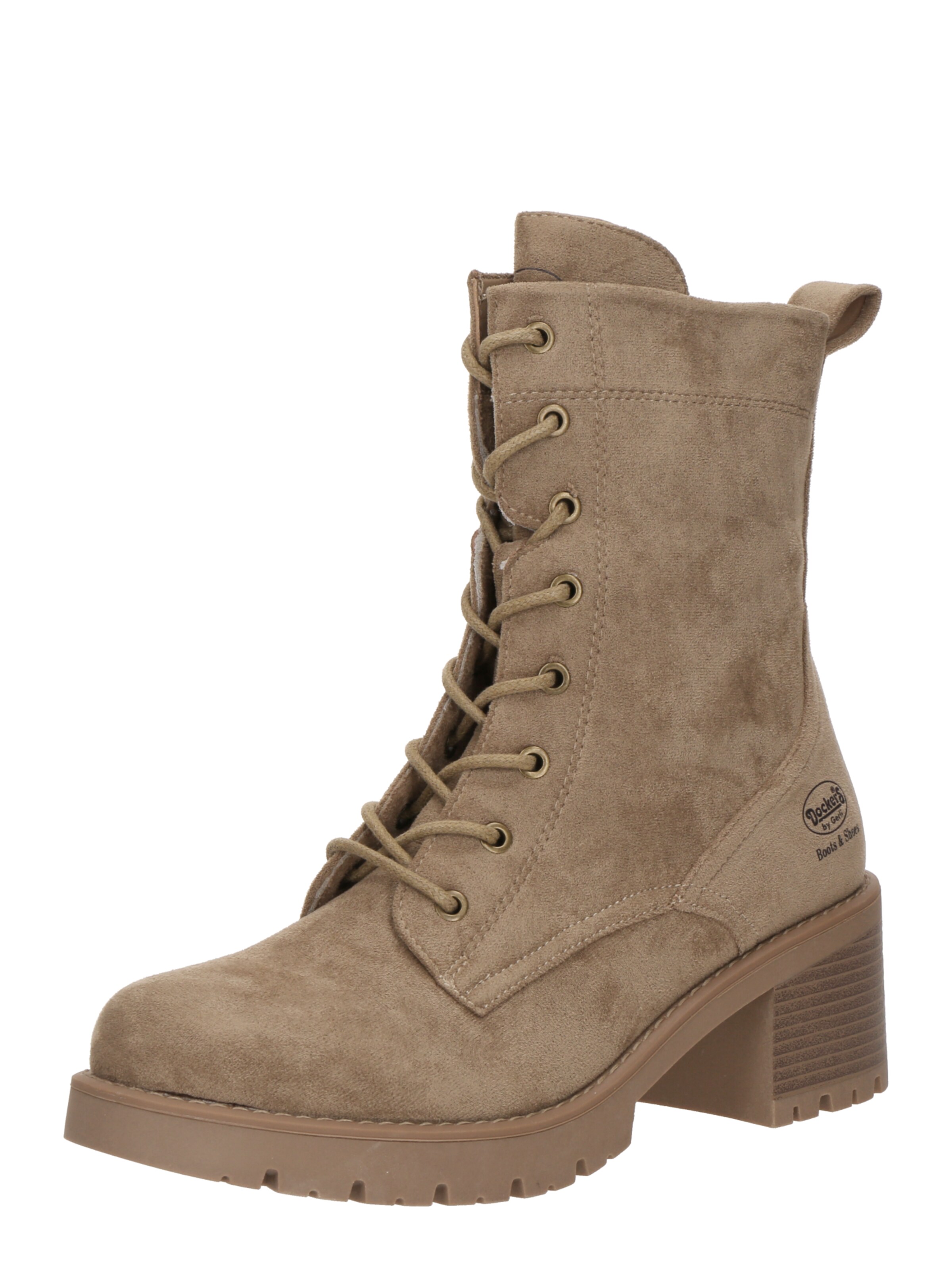 Dockers by Gerli Lace-up bootie in Brown: front