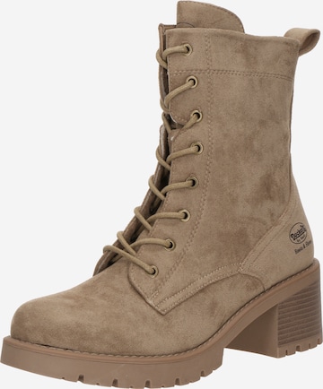 Dockers by Gerli Lace-up bootie in Brown: front