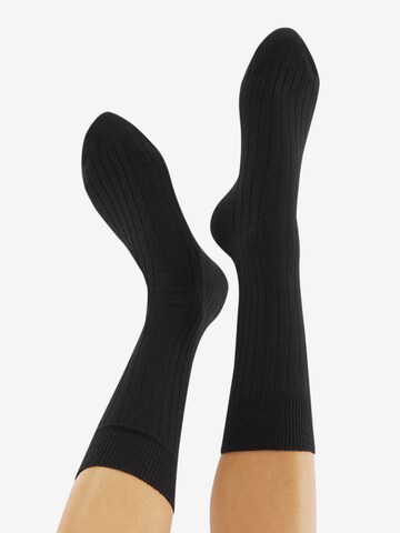 Chaussettes CHEERIO* en noir : derrière