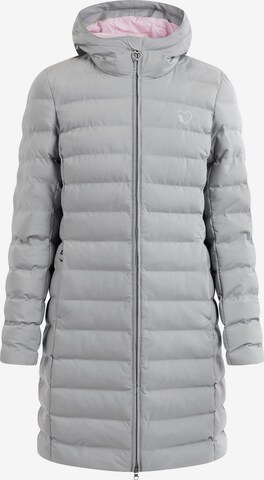 MYMO Winter Coat in Grey: front