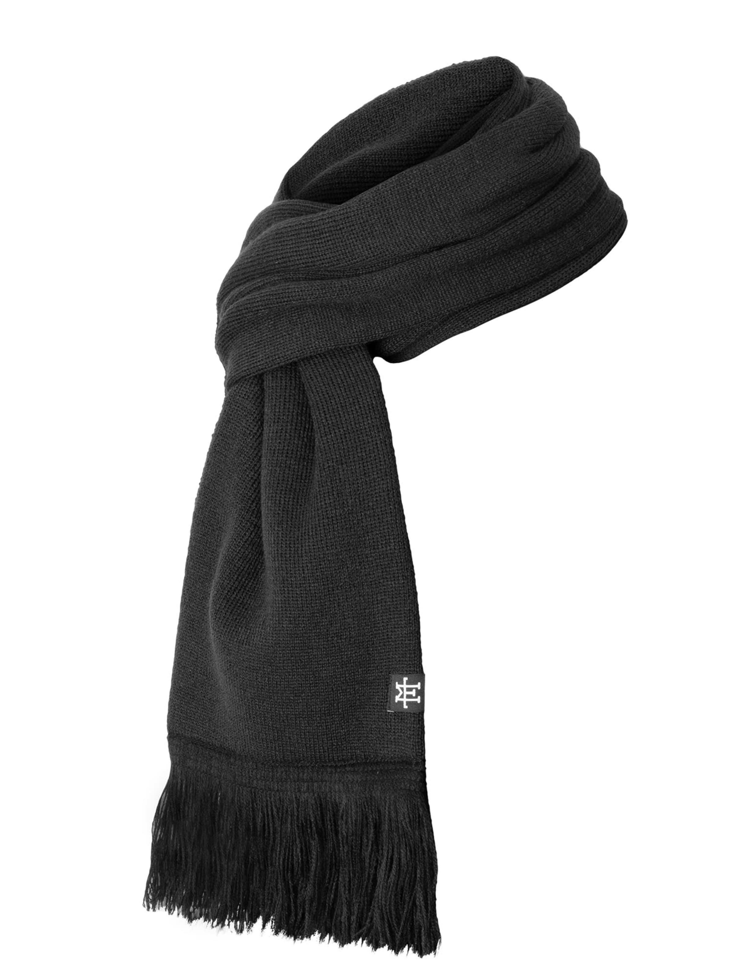 Manufaktur13 Scarf 'Fringe' in Black