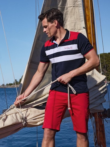 HAJO Regular Hose 'elastische Bermudashort mit Cargotaschen'‌‌‌‌‌‌‌‌ in Rot: Vorderseite
