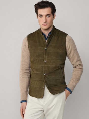 Hackett London Bodywarmer 'Regent' in Groen: voorkant