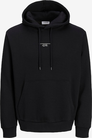JACK & JONES - Sudadera en negro: frente