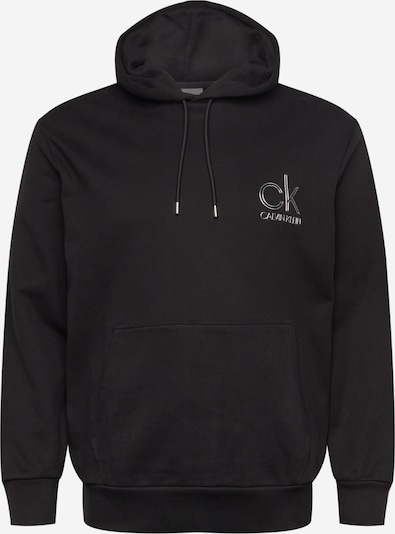 Calvin Klein Big & Tall Sweatshirt in Black / Silver, Item view