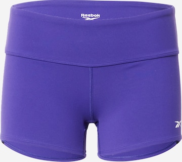 Reebok Sport Skinny Workout Pants 'United By Fitness' in Purple: front