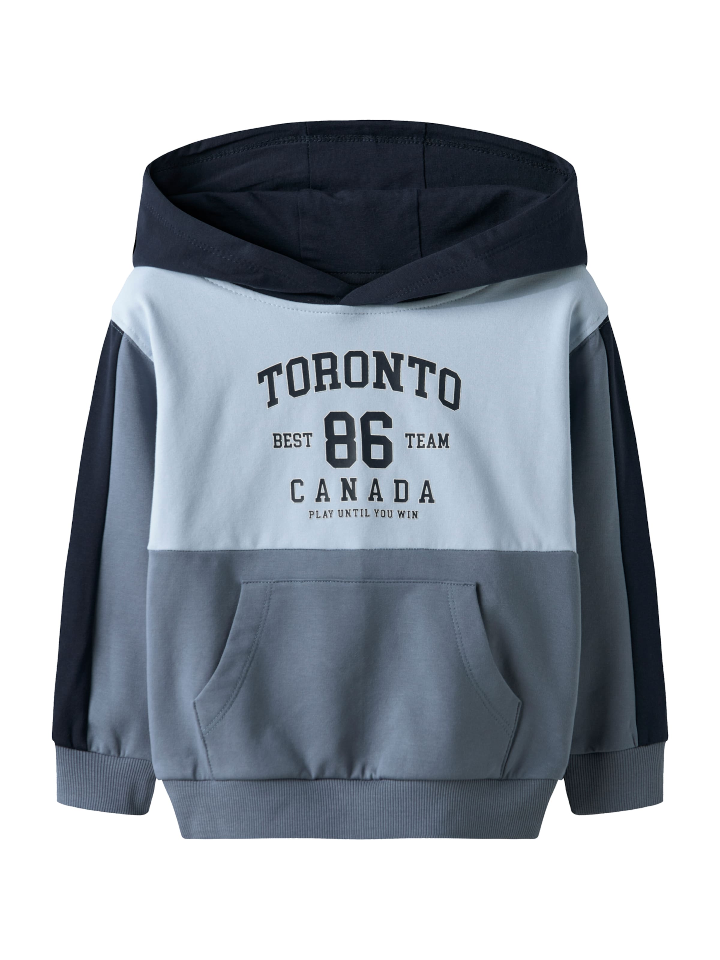 Bluză de molton 'NMMSEJR' de la NAME IT pe albastru: față