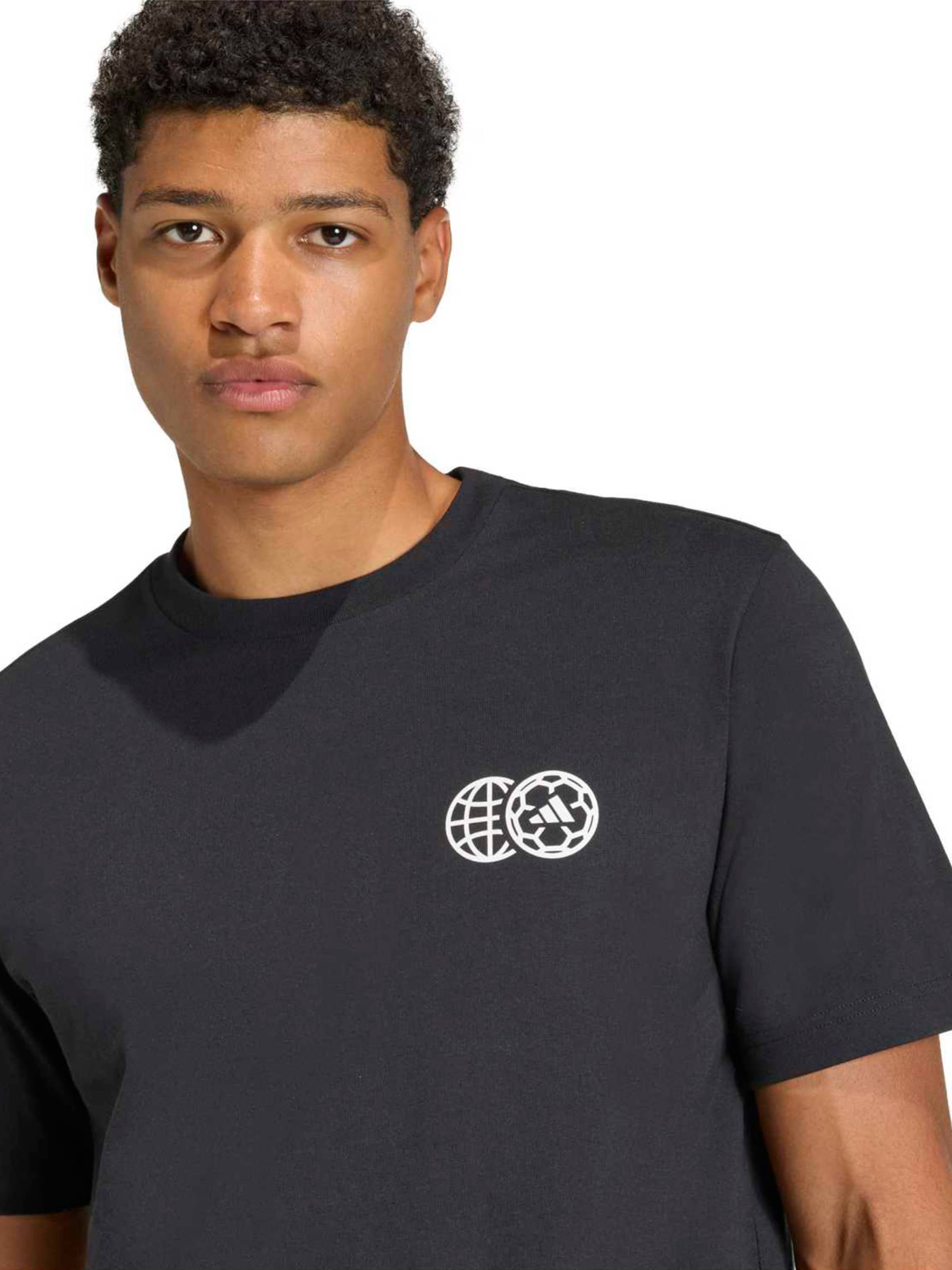 ADIDAS SPORTSWEARTehnička sportska majica 'HOUSE OF TIRO NATIONS' - crna boja