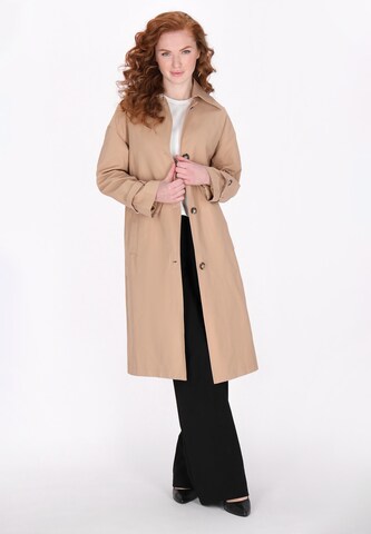 DreiMaster Klassik Between-seasons coat 'Classic Look' in Beige