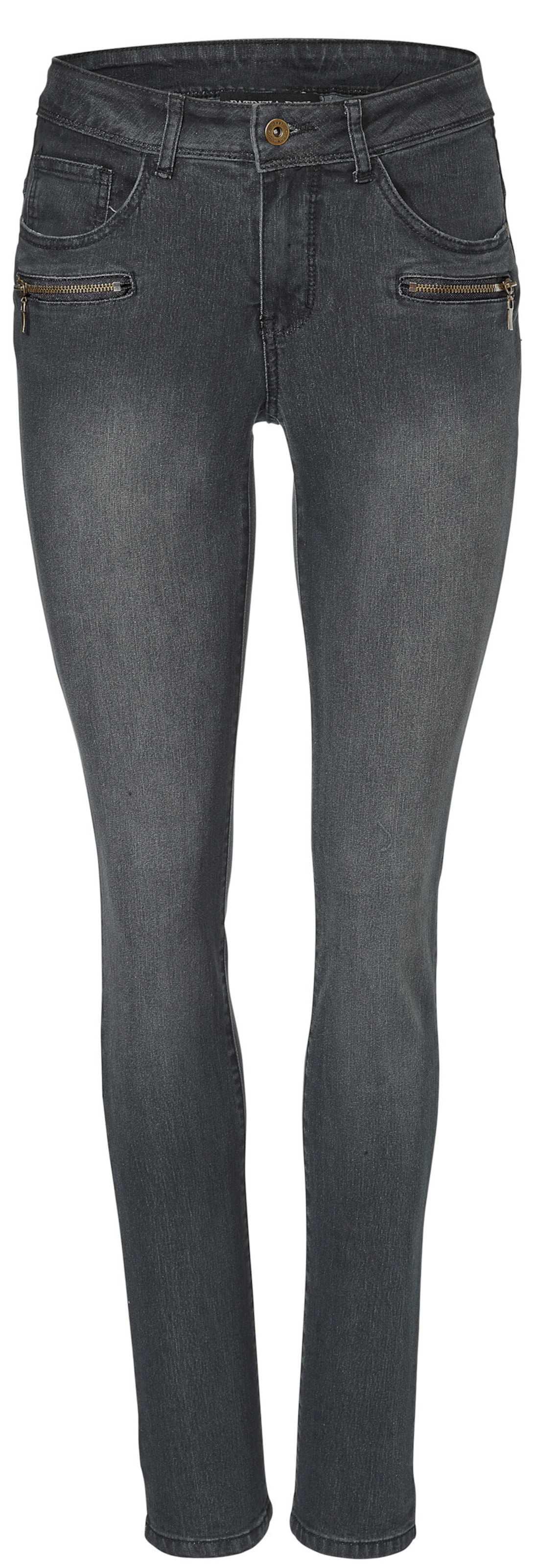 Skinny Jean heine en noir : devant