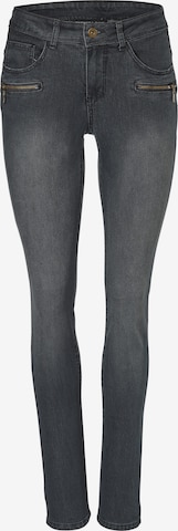 juoda heine Siauras Džinsai: priekis