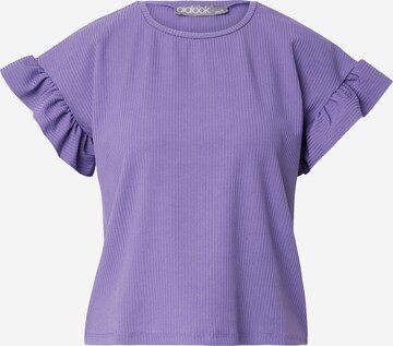 T-shirt olalook en violet : devant