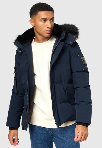 STONE HARBOUR Winterjacke 'Halvaar' in Blau: predná strana