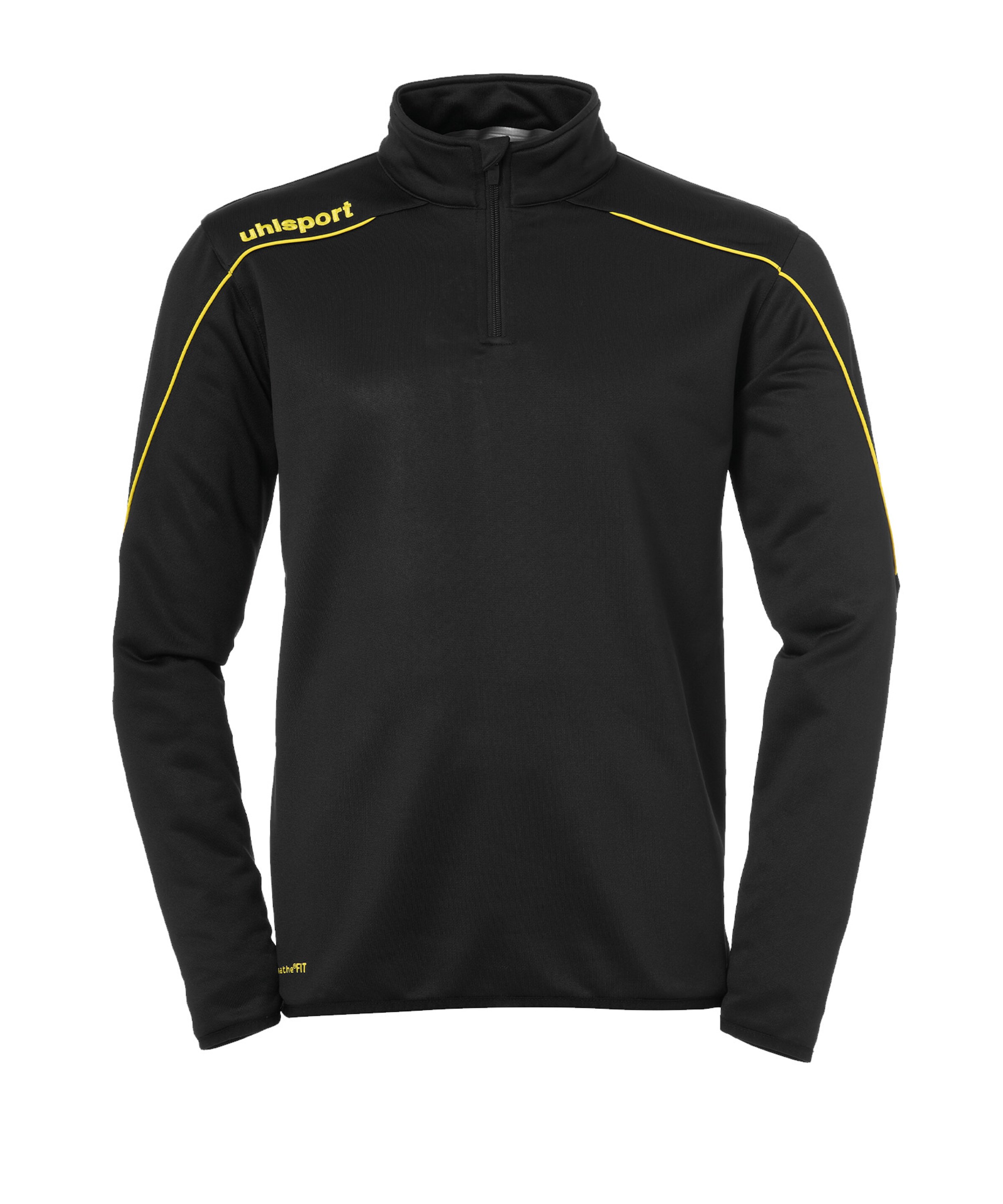 UHLSPORT Athletic Sweatshirt in Black: front
