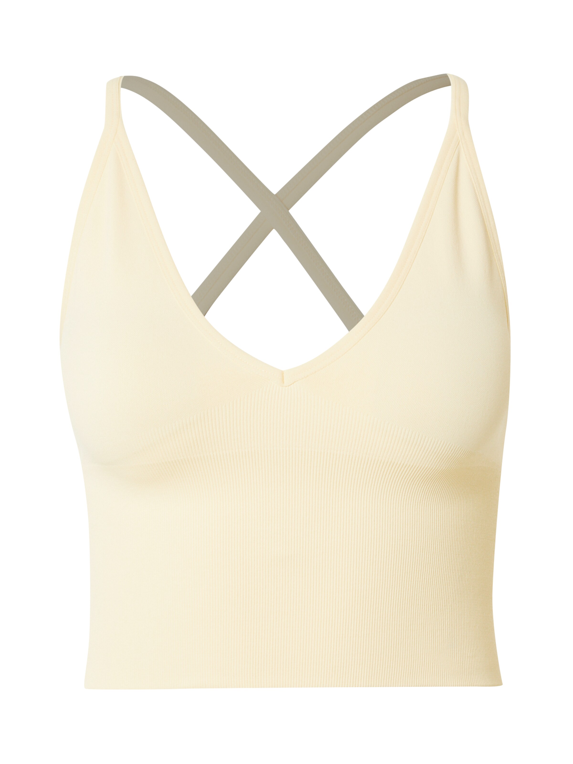 Haut de sport Aim'n en jaune : devant