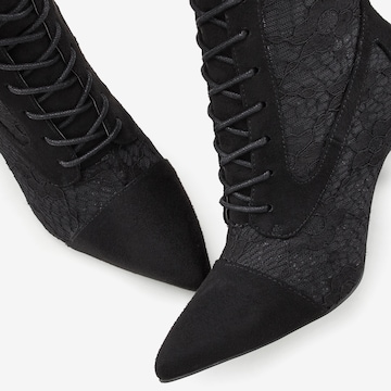 LASCANA Lace-Up Ankle Boots in Black