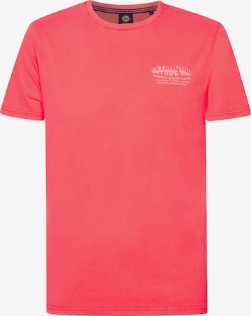 T-Shirt Petrol Industries en rose : devant