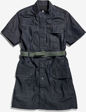 G-Star RAW Shirt Dress in Blue: front