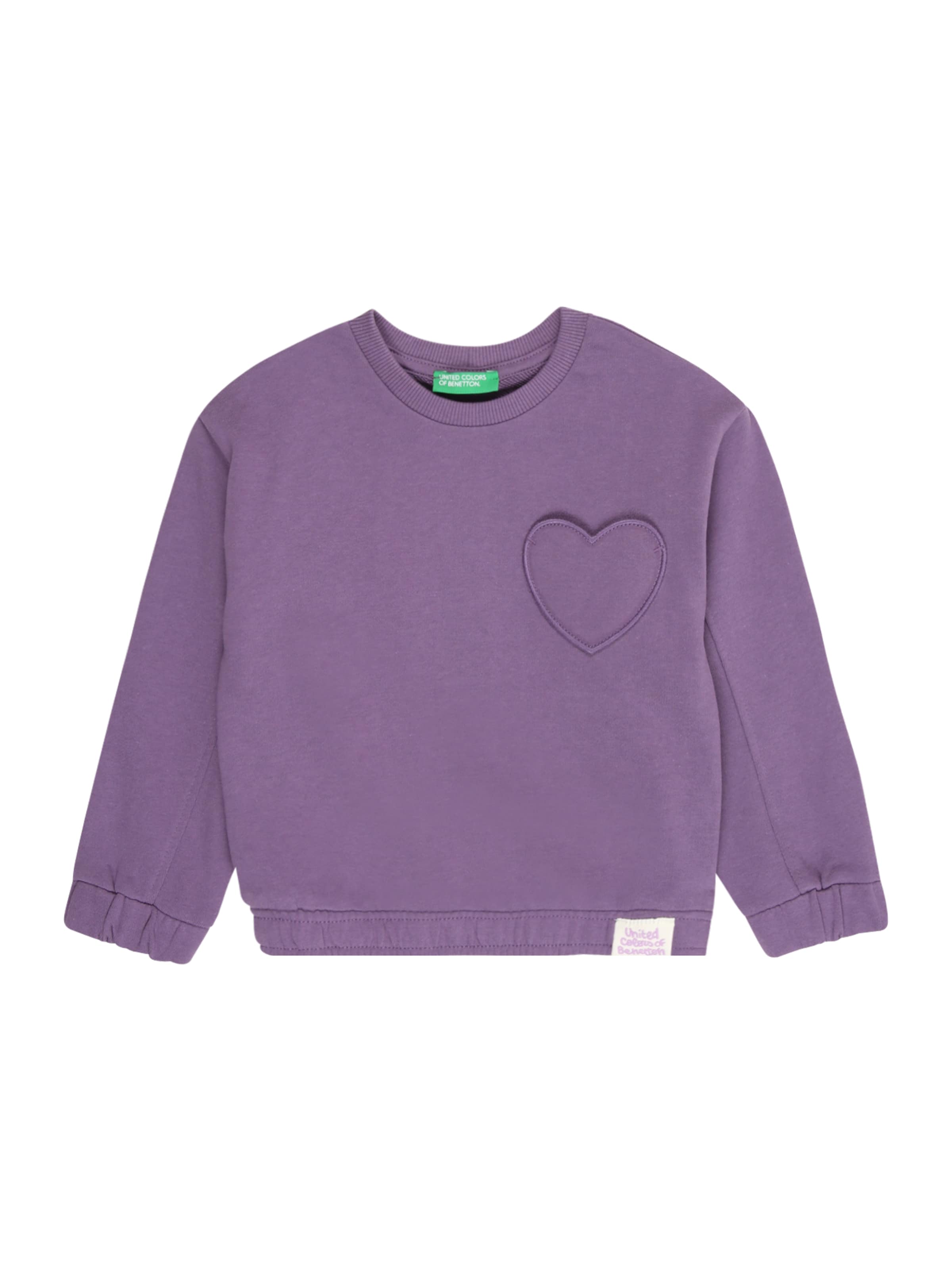 lillā UNITED COLORS OF BENETTON Sportisks džemperis: no priekšpuses