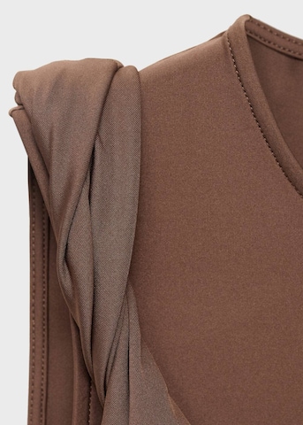 MANGO Dress 'Funky' in Brown