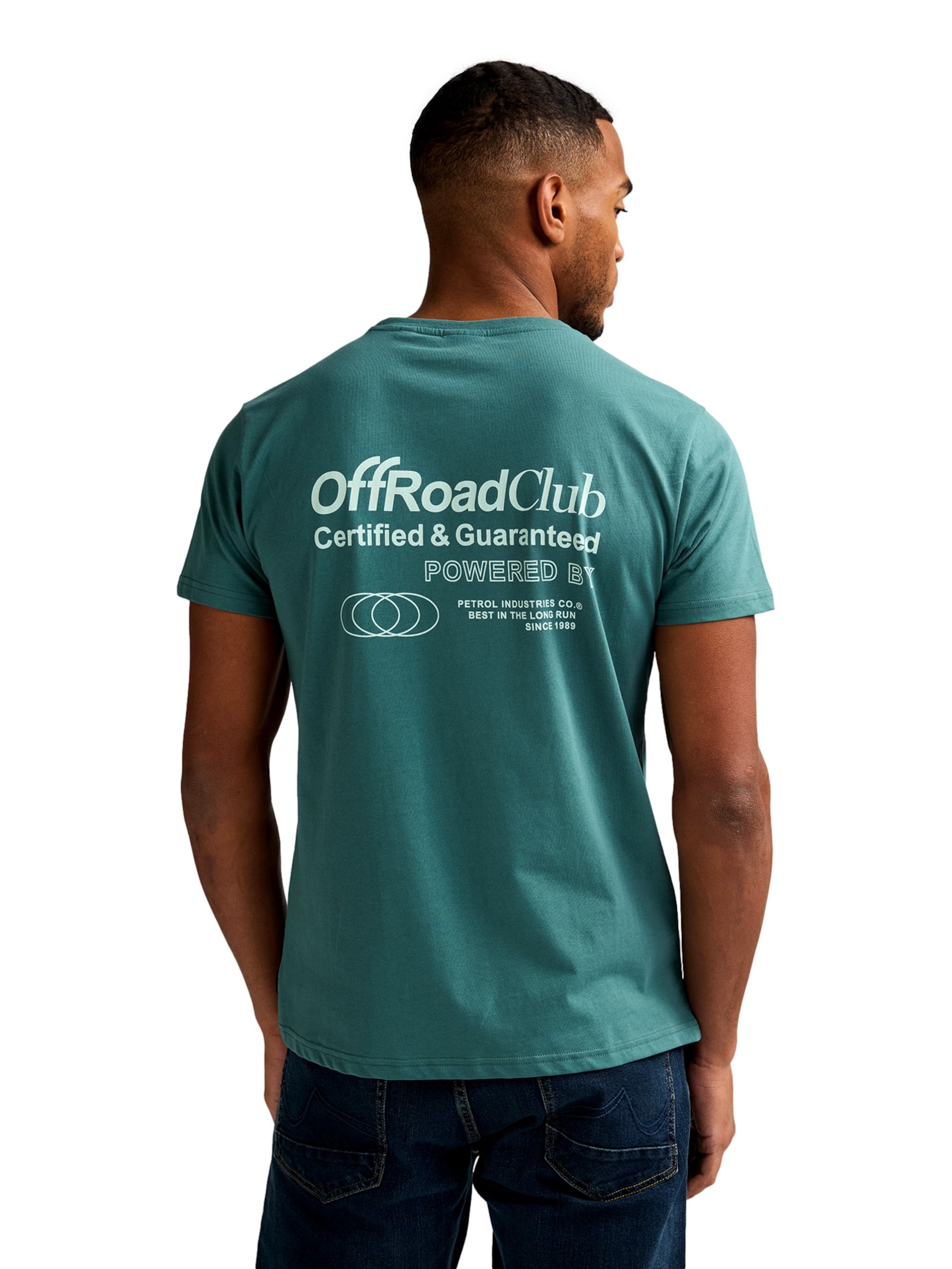 T-Shirt Petrol Industries en vert