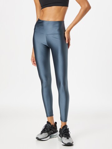 Onzie Skinny Workout Pants in Blue: front