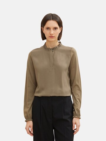 TOM TAILOR Blouse in Groen: voorkant