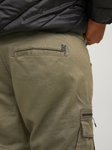 Regular Pantalon cargo 'STACE' Jack & Jones Plus en vert