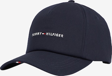 TOMMY HILFIGER Cap 'FOUNDATION' in Blue: front