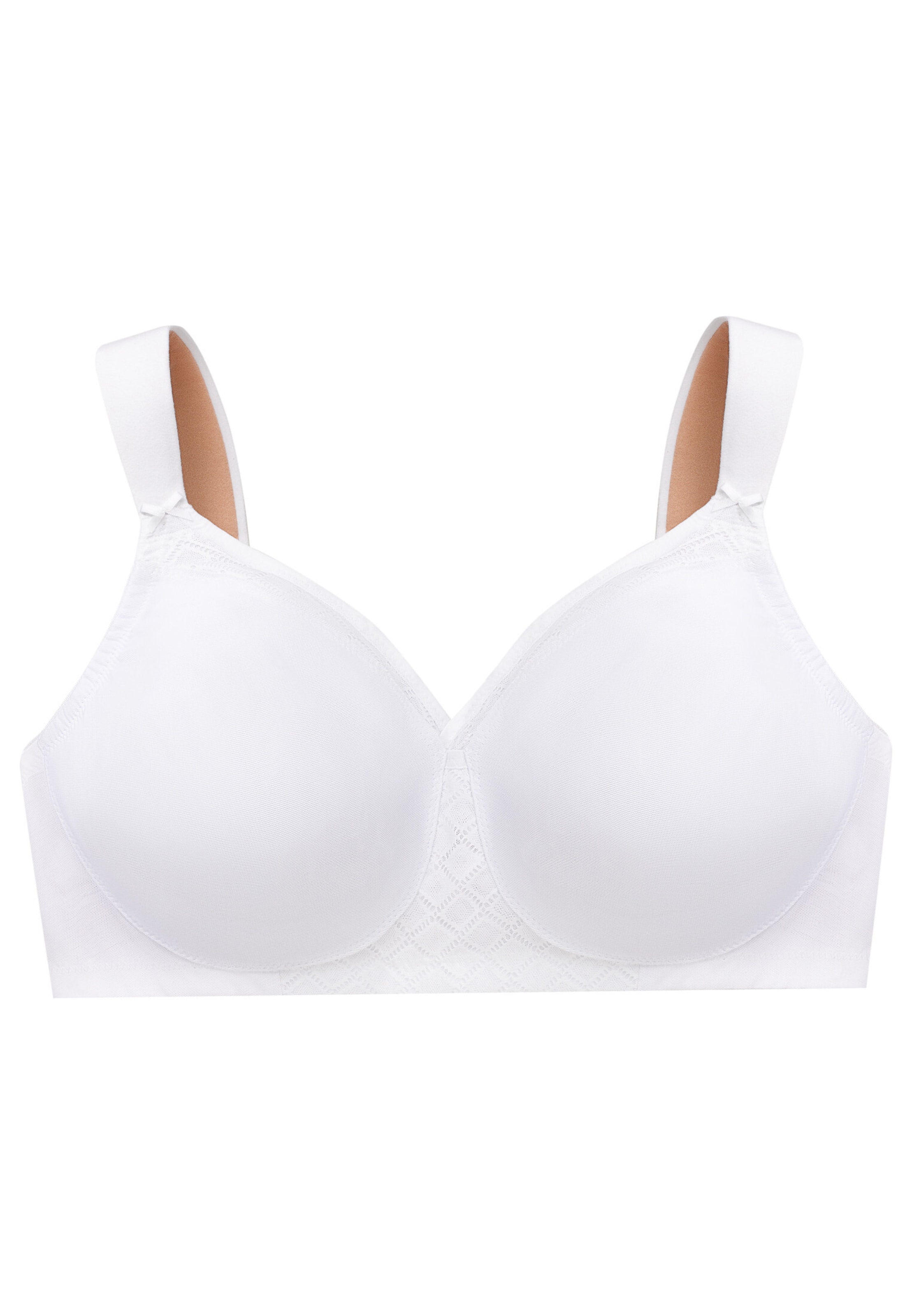GLAMORISE T-Shirt BH in Weiß