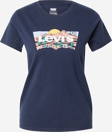Tricou 'The Perfect Tee' de la LEVI'S ® pe albastru: față