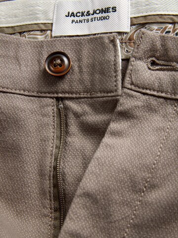 JACK & JONES - Slimfit Pantalón chino 'JPSTMarco JJFury' en marrón