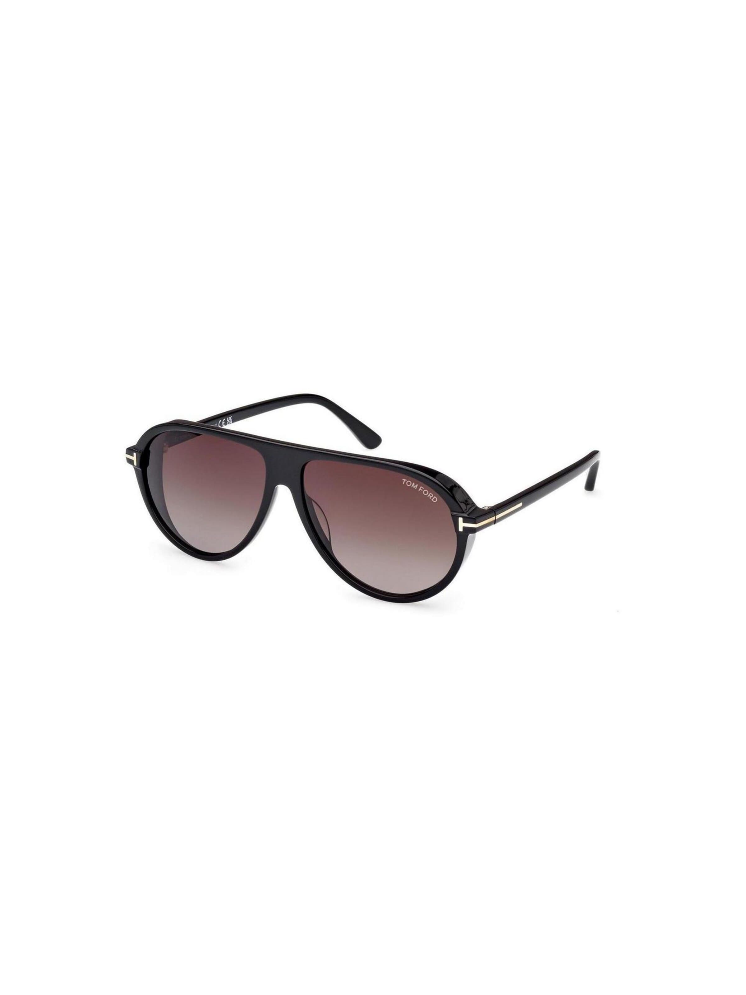 Tom Ford Zonnebril 'MARCUS FT1023 01B' in Zwart