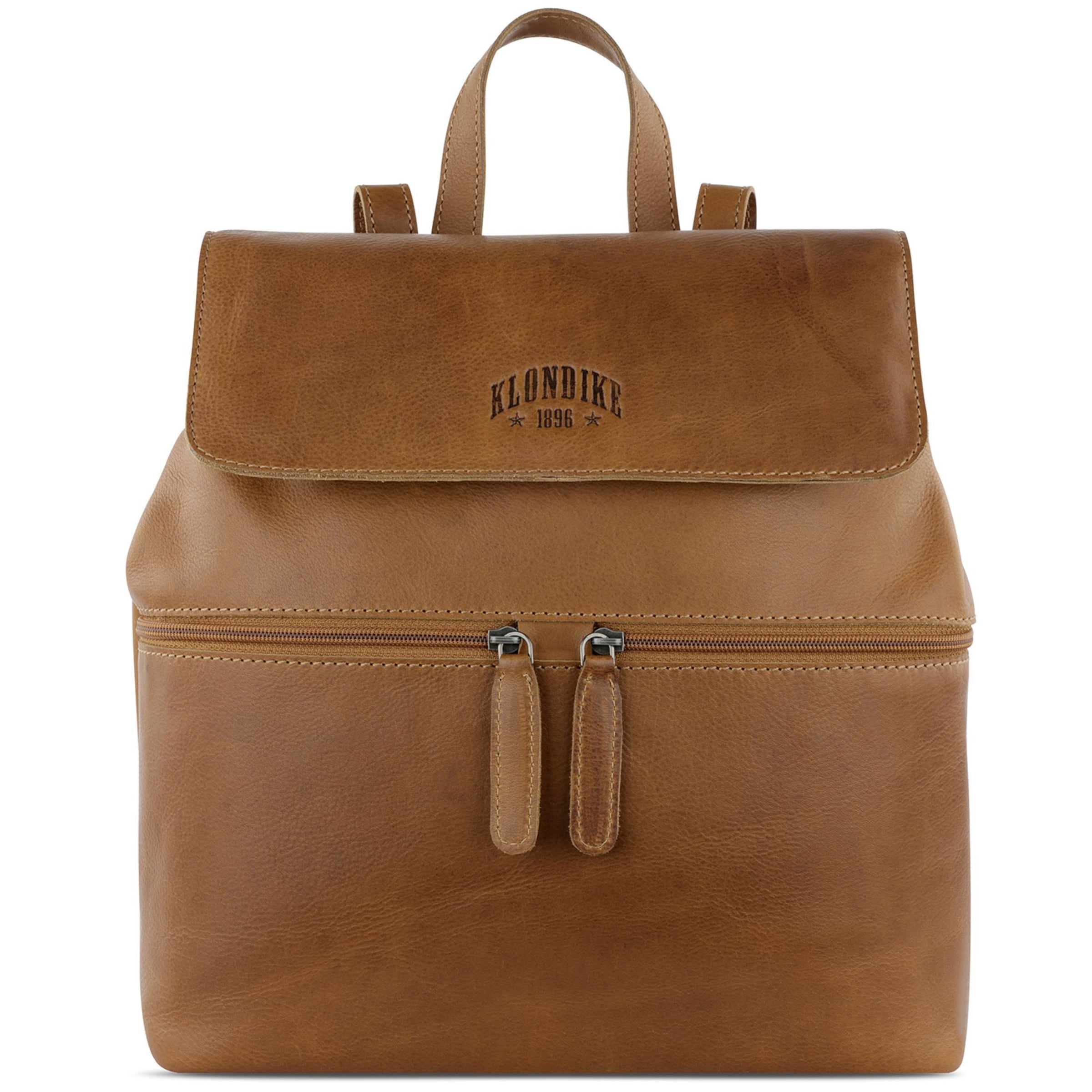 KLONDIKE 1896 Backpack 'Gold Mike' in Brown: front
