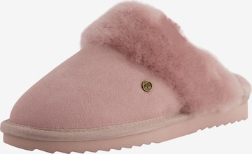 Warmbat Slippers 'Flurry' in Pink: front