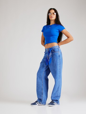 HUGO Loosefit Jeans 'Leni B' i blå